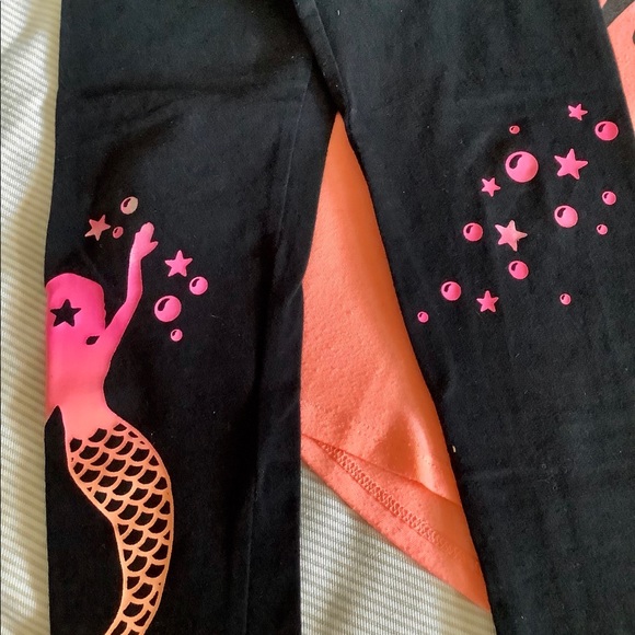 Girls Justice “Secretly A Mermaid” Top & Leggings - Picture 3 of 3
